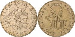 World Coins - France, 10 Francs, Roland Garros, 1988, Pessac, Tranche B, Copper-nickel