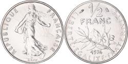 World Coins - Coin, France, Semeuse, 1/2 Franc, 1974, Paris, , Nickel, KM:931.1