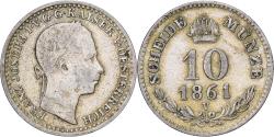 World Coins - Austria, Franz Joseph I, 10 Kreuzer, 1861, Venice, Silver, , KM:2204