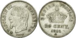 World Coins - Coin, France, Napoleon III, Napoléon III, 20 Centimes, 1868, Paris,