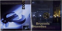 World Coins - Belgium, 12 x 1c. - 12 x 2c. + jeton, 2002,