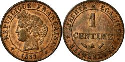 World Coins - Coin, France, Cérès, Centime, 1887, Paris, , Bronze, KM:826.1