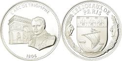 World Coins - France, Medal, Les Joyaux de Paris, L'Arc de Triomphe, , Silver