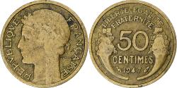 World Coins - France, 50 Centimes, Morlon, 1947, Cupro-Aluminium, , Gadoury:423b