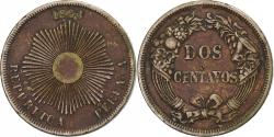 World Coins - Peru, SOUTH PERU, 2 Centavos, 1863, Copper Or Bronze, , KM:188.2