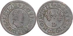 World Coins - Coin, France, Louis XIII, Denier Tournois, 1611, Lyon, , Copper
