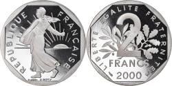 World Coins - Coin, France, Semeuse, 2 Francs, 2000, Paris, Proof, , Nickel, KM:942.2