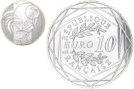 World Coins - France, 10 Euro, Coq, 2016, , Silver, Gadoury:EU797