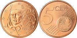 World Coins - France, 5 Euro Cent, 1999, , Copper Plated Steel, KM:1284