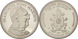 World Coins - France, Medal, Journées mondiales de la jeunesse, Rio, 2013, Religions &