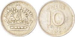 World Coins - Coin, Sweden, 10 Öre, 1955