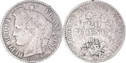 World Coins - Coin, France, Cérès, 20 Centimes, 1851, Paris, , Silver, KM:758.1