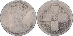 World Coins - Great Britain, Florin, Two Shillings, Victoria, 1871, London, Silver,