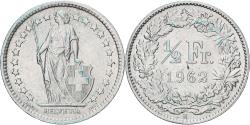 World Coins - Coin, Switzerland, 1/2 Franc, 1962, Bern, , Silver, KM:23