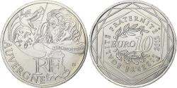 World Coins - France, 10 Euro, Auvergne, 2012, Paris, Silver, , Gadoury:EU514