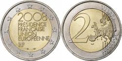 World Coins - France, 2 Euro, French Presidency of the European Union, 2008, Paris