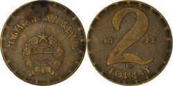 World Coins - Coin, Hungary, 2 Forint, 1977, , Brass, KM:591