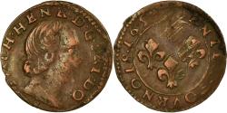 World Coins - Coin, France, ORANGE, Guillaume-Henri, Denier Tournois, 1653, Orange,