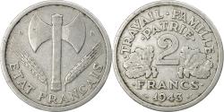 World Coins - Coin, France, Bazor, 2 Francs, 1943, Beaumont - Le Roger, , Aluminum