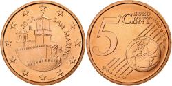 World Coins - San Marino, 5 Euro Cent, 2008, Rome, Copper Plated Steel, , KM:442