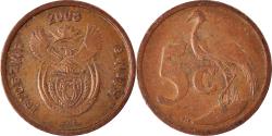 World Coins - Coin, South Africa, 5 Cents, 2008