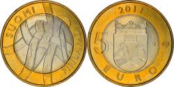 World Coins - Finland, 5 Euro, 2011, Vantaa, , Bi-Metallic, KM:159