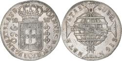 World Coins - Brazil, João VI, 960 Reis, 1818, Rio de Janeiro, Overstruck, Silver,