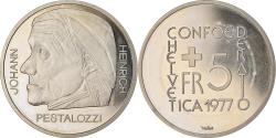 World Coins - Coin, Switzerland, Johann Pestalozzi, 5 Francs, 1977, , Copper-nickel