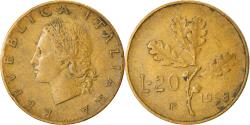 World Coins - Coin, Italy, 20 Lire, 1958, Rome, , Aluminum-Bronze, KM:97.1