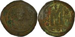 Ancient Coins - Coin, Justinian I, Follis, 543-544, Constantinople, , Copper, Sear:163