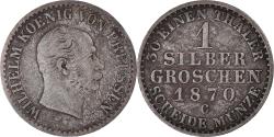 World Coins - Coin, German States, PRUSSIA, Wilhelm I, Groschen, 1870, Frankfurt,