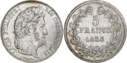 World Coins - France, Louis-Philippe, 5 Francs, 1833, Lyon, Silver, , Gadoury:678