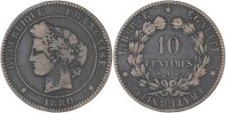 World Coins - Coin, France, Cérès, 10 Centimes, 1880, Paris, , Bronze, KM:815.1