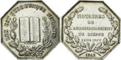 World Coins - France, Token, Notary, 1852, , Silver, Lerouge:116
