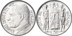 World Coins - Coin, VATICAN CITY, John Paul II, 50 Lire, 1981, Roma, FDC, , Stainless