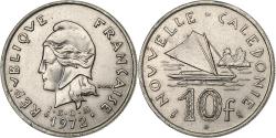 World Coins - New Caledonia, 10 Francs, 1972, Paris, Nickel, , Lecompte:88, KM:11