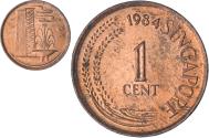 World Coins - Singapore, Cent, 1984
