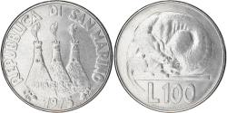 World Coins - Coin, San Marino, 100 Lire, 1975, , Steel, KM:46