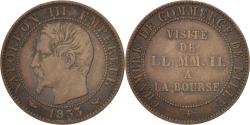 World Coins - France, Token, Chamber of Commerce, Visite de Napoléon III à Lille, 1853