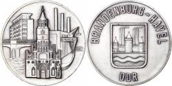 World Coins - Germany, Medal, Brandenburg-Havel, DDR, Silvered bronze,