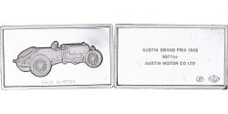World Coins - France, Medal, Célèbres Automobiles du Monde, AUSTIN 1908, , Silver