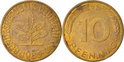 World Coins - Coin, GERMANY - FEDERAL REPUBLIC, 10 Pfennig, 1983, Munich, , Brass