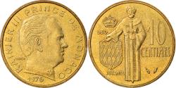 World Coins - Coin, Monaco, Rainier III, 10 Centimes, 1976, , Aluminum-Bronze