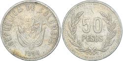 World Coins - Coin, Colombia, 50 Pesos, 1994