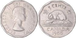 World Coins - Coin, Canada, 5 Cents, 1955