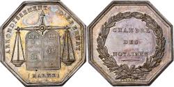 World Coins - France, Token, Notaires de l'Arrondissement d'Epernay, Marne, Silver,