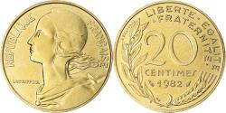 World Coins - Coin, France, Marianne, 20 Centimes, 1982, Paris, , Aluminum-Bronze