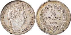 World Coins - Coin, France, Louis-Philippe, 1/4 Franc, 1834, Lille, , Silver