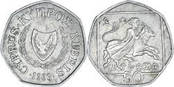 World Coins - Coin, Cyprus, 50 Cents, 1993