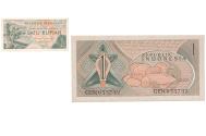 World Coins - Banknote, Indonesia, 1 Rupiah, 1961, KM:78, UNC(65-70)